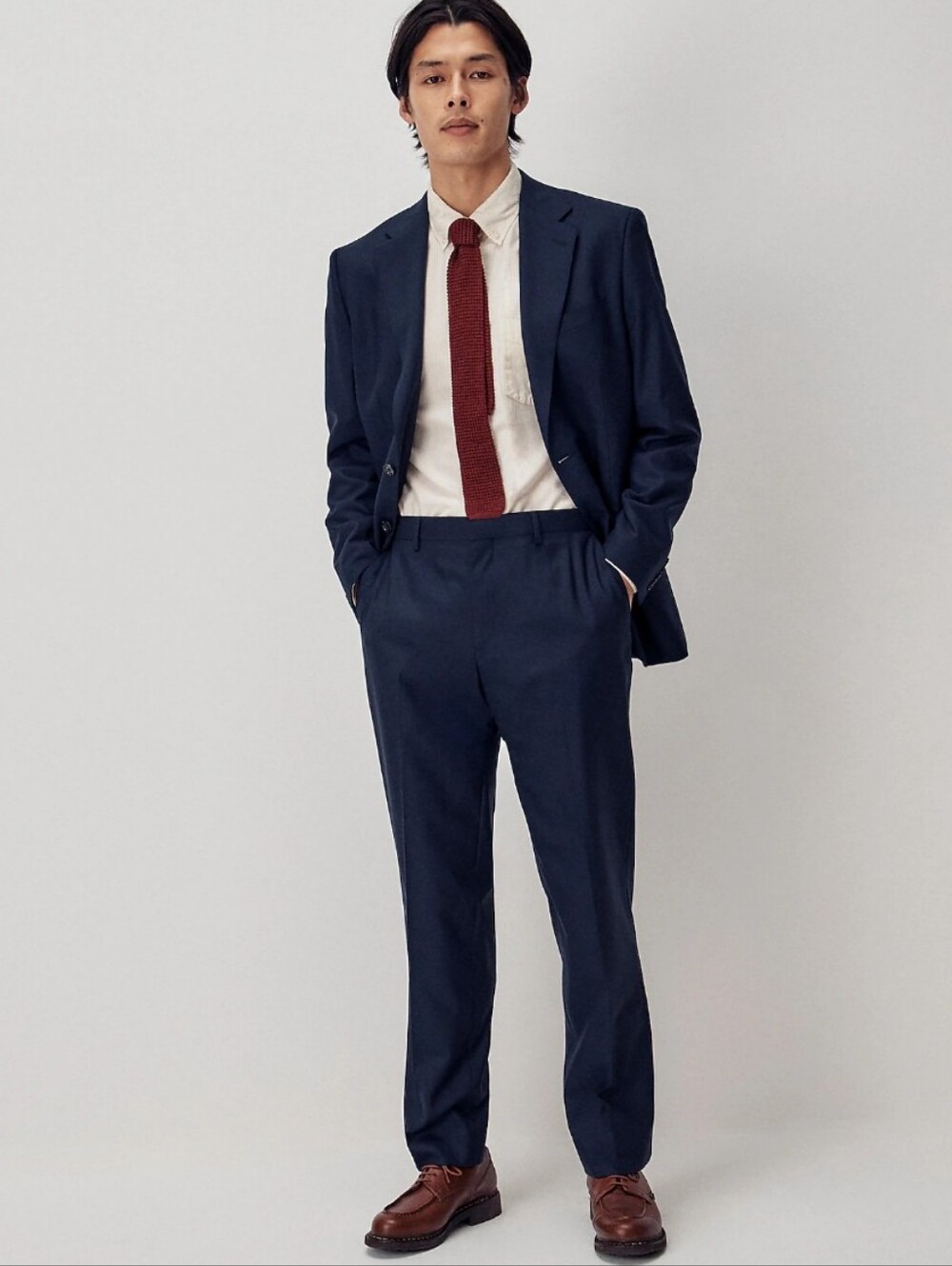 J Crew Crosby Classic-fit suit pant in Italian wool BT800  Sz 30x32 Black